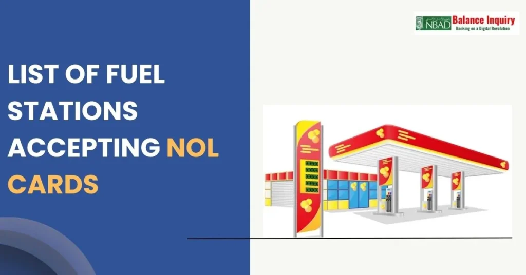 List of Fuel Stations Accepting NOL Cards