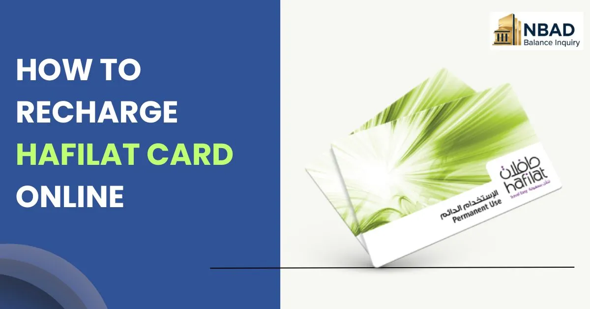 How to Recharge Hafilat Card Online in 2025