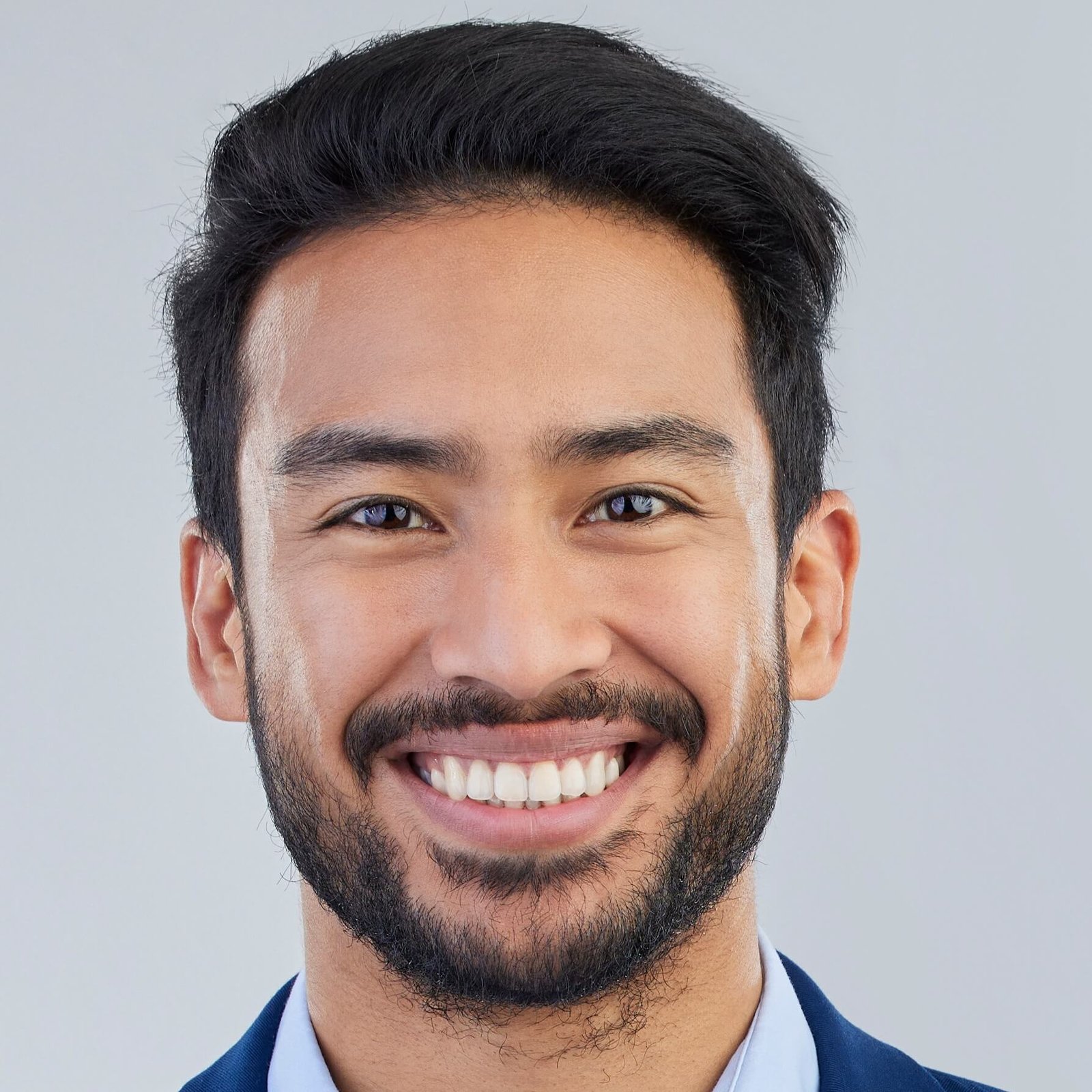 business man smile and fashion portrait in studio 2023 11 27 05 35 17 utc Cropped Hotel Paradise DLX